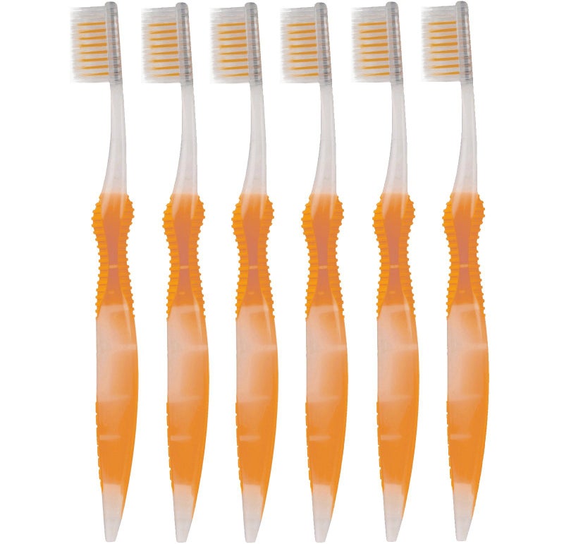 Sofresh Flossing Toothbrush Adult Size Your Choice of Color 6 Orange